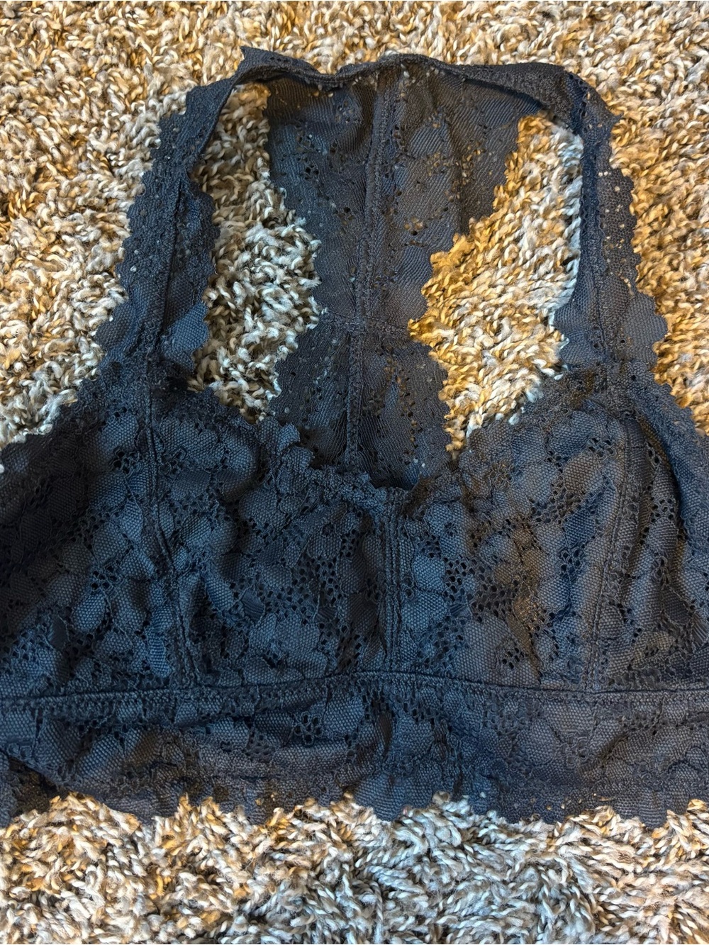 art class Black Lace Bralette